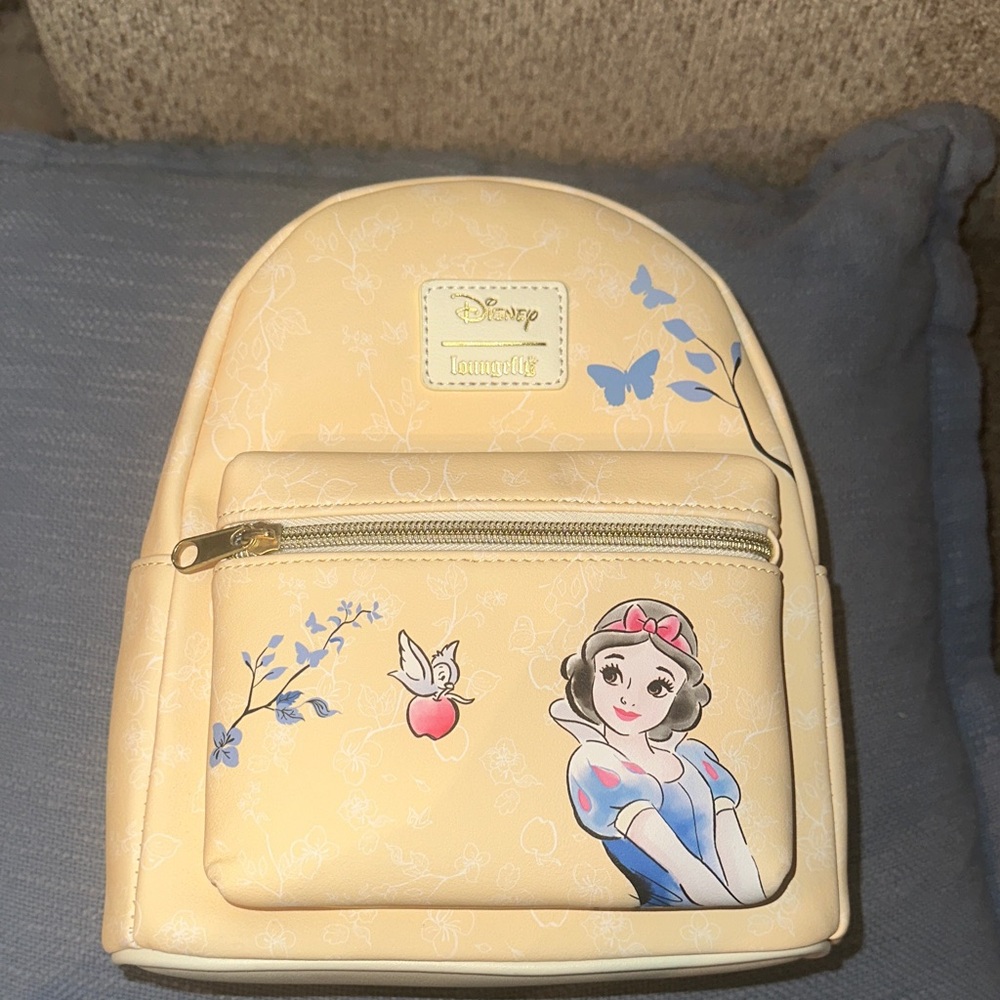 Loungefly Yellow Backpack with Snow White Design